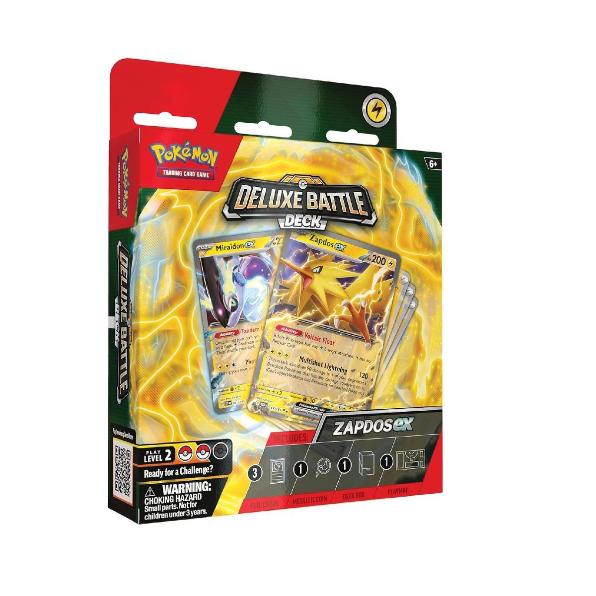 POKEMON - Pokemon TCG Deluxe Battle Deck Zapdos ex Ingles