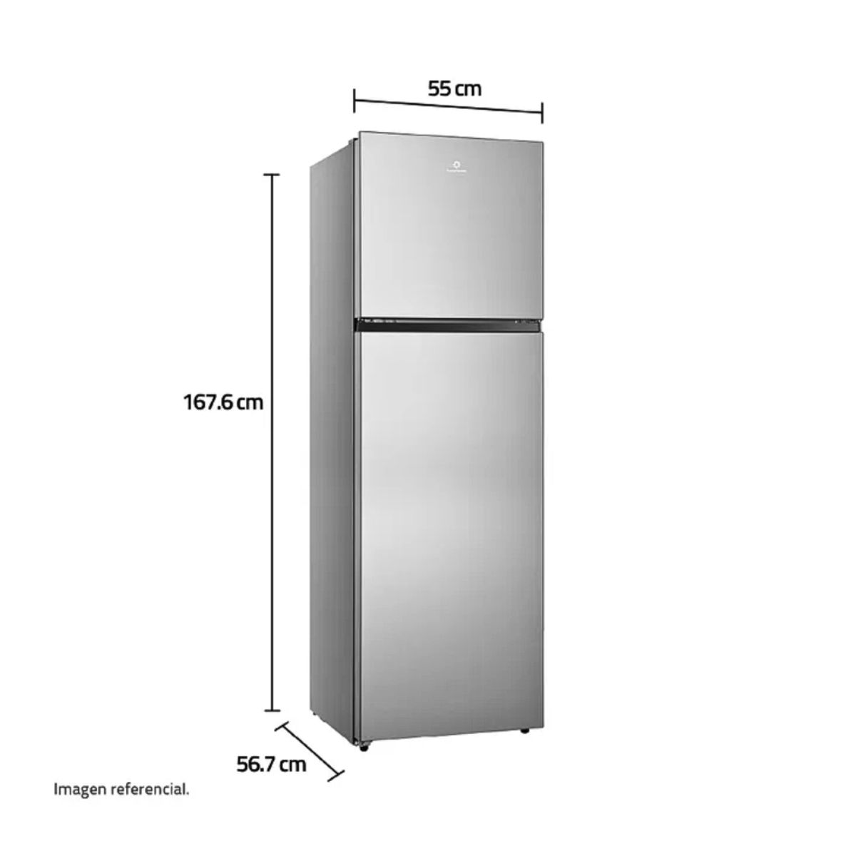 INDURAMA - Refrigeradora Indurama 248 Litros Top Mount RI-389 Croma
