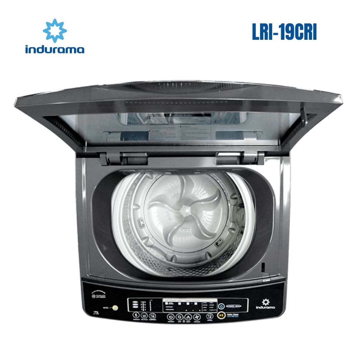 INDURAMA - Lavadora Indurama 19kg Lri-19cri Croma