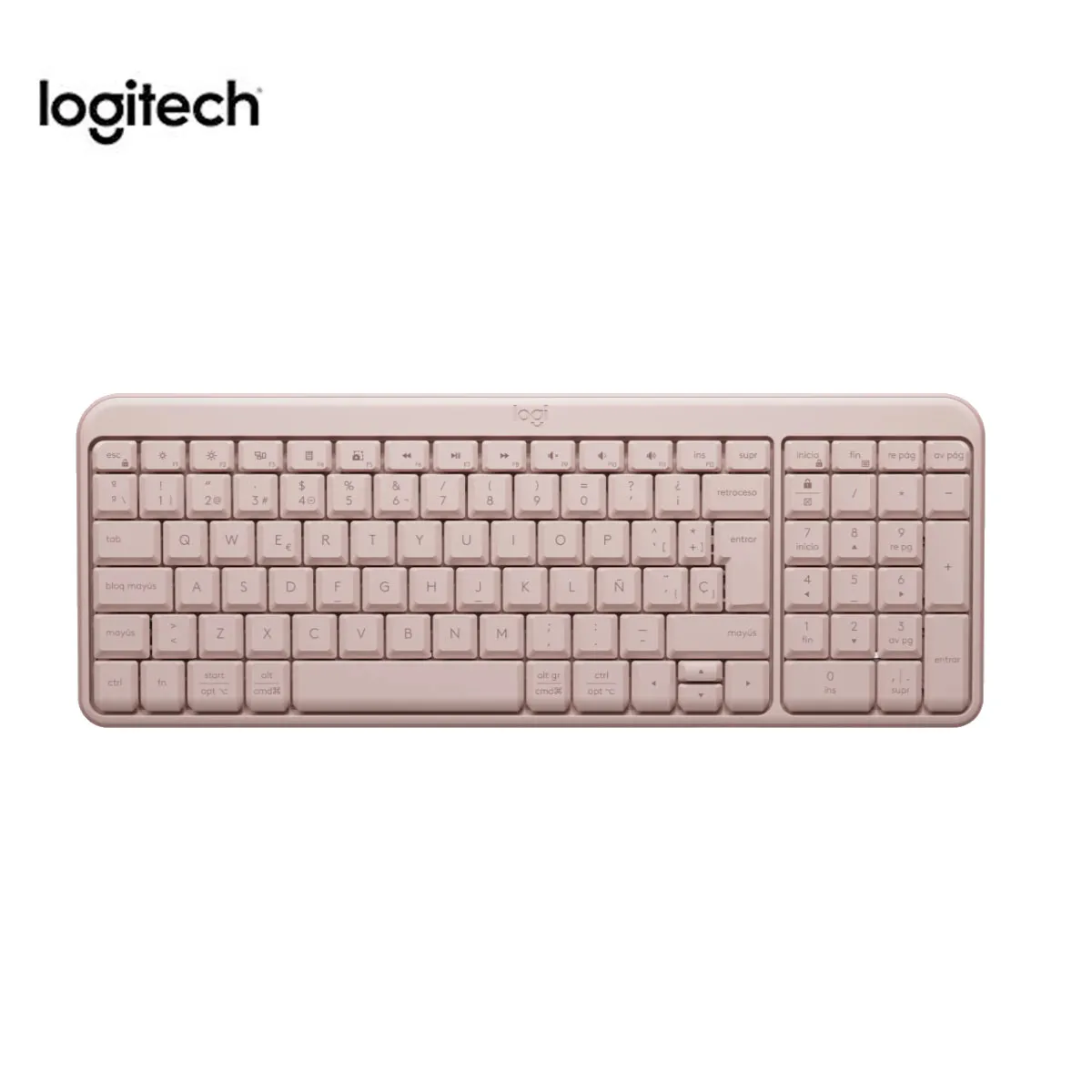 LOGITECH - TECLADO LOGITECH K250 BLUETOOTH ROSADO