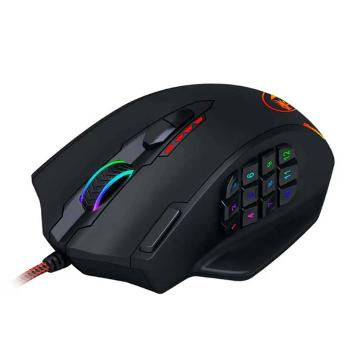 REDRAGON - Mouse Gamer Redragon Impact M908 Con 18 botones RGB