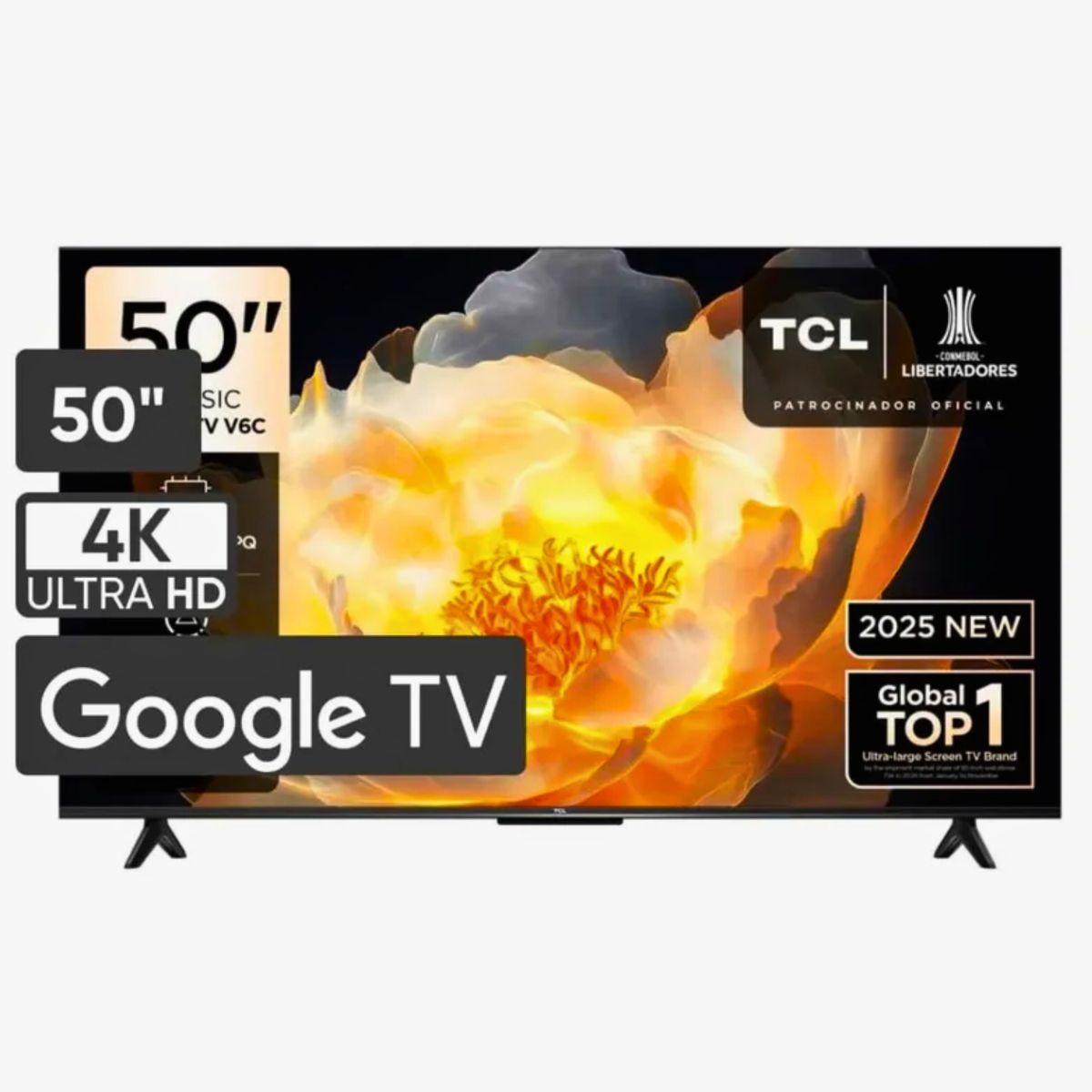 TCL - Televisor TCL 50 UHD 4K Smart GOOGLE TV 50V6C
