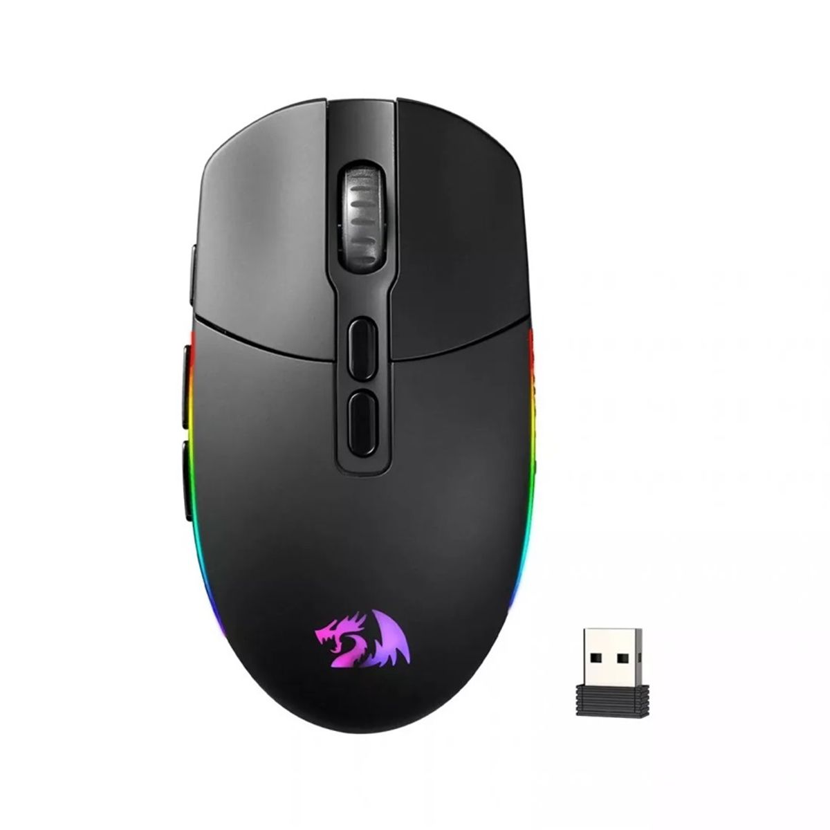 REDRAGON - Mouse Redragon INVADER PRO M719RGB Wireless BLACK