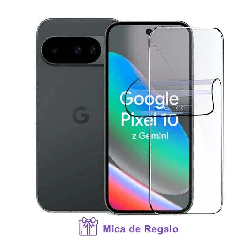 GOOGLE - GOOGLE PIXEL 10 ESIM 12GB RAM 128GB ROM ODSIDIAN + MICA HIDROGEL