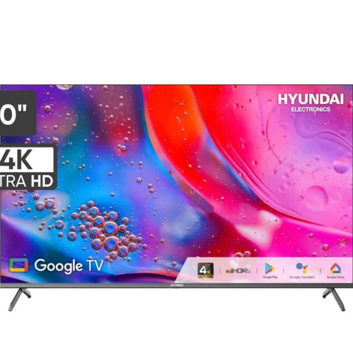 HYUNDAI - Televisor Hyundai LED 50 HYLED5020G4KM UHD 4K Smart Google TV