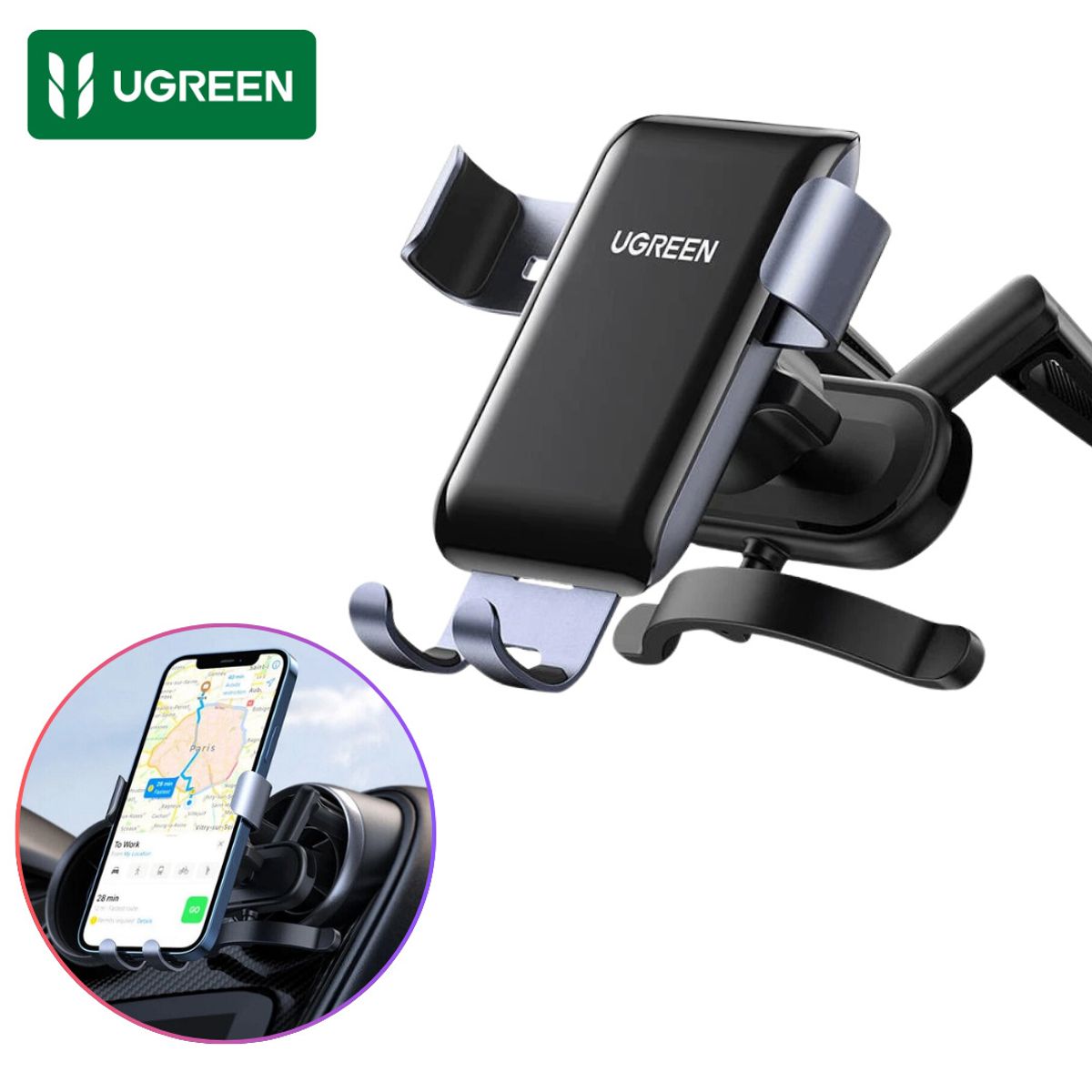 UGREEN - Soporte Holder para Celular de Auto Carro UGREEN Rejilla Ventilación
