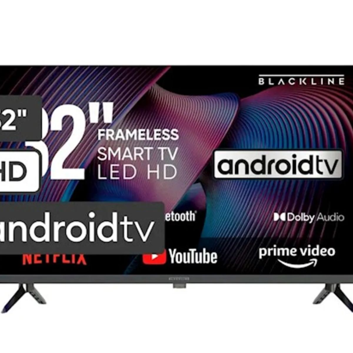 GENERICO - Televisor BlackLine 32 HD Smart TV Android BL-TV32HEG5F4PE