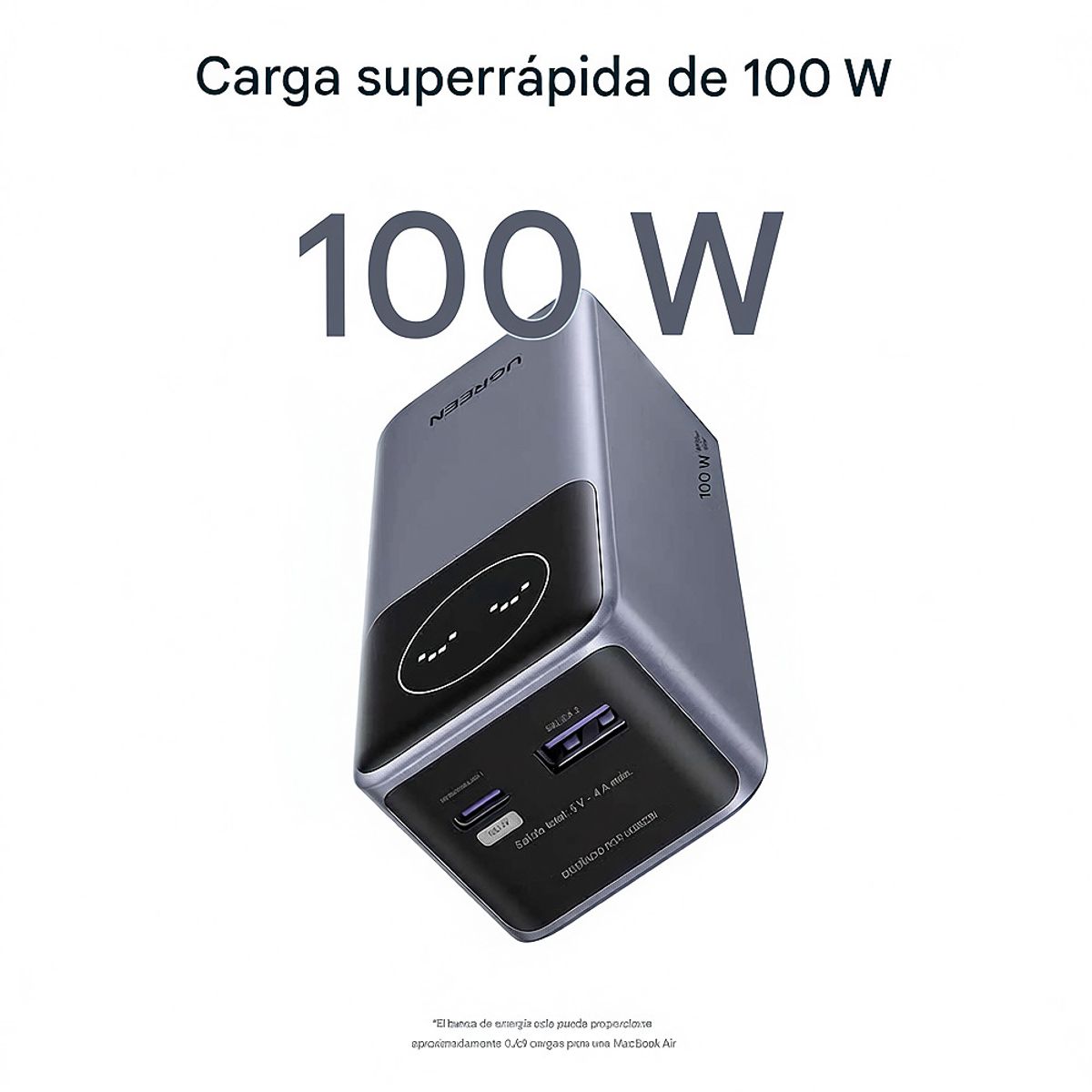 UGREEN - Ugreen PB724 Power Bank Nexode 12000mah 100w ultrarrápida