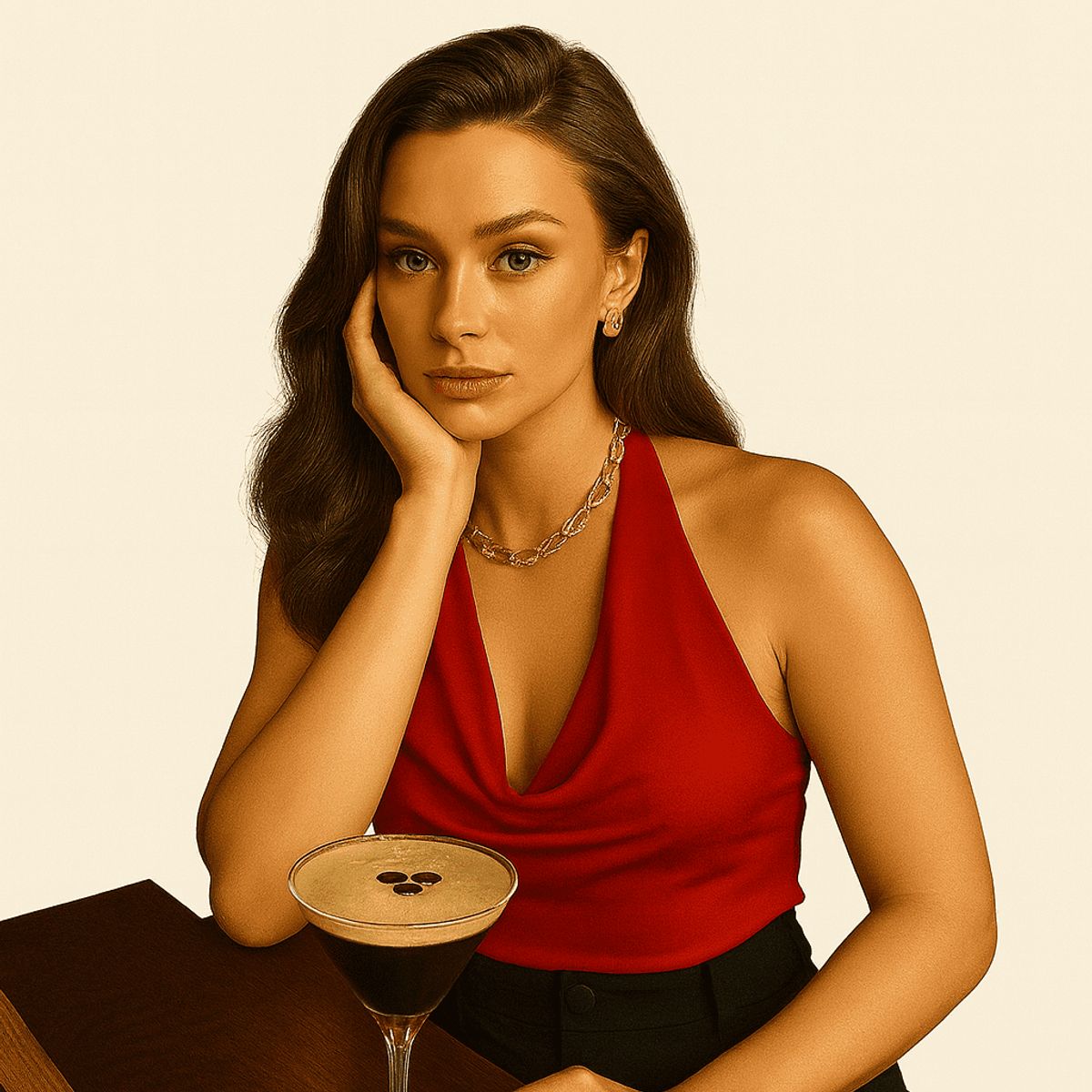 AMA OUTFITTERS - TOP LORE DRAPEADO CON CAIDA