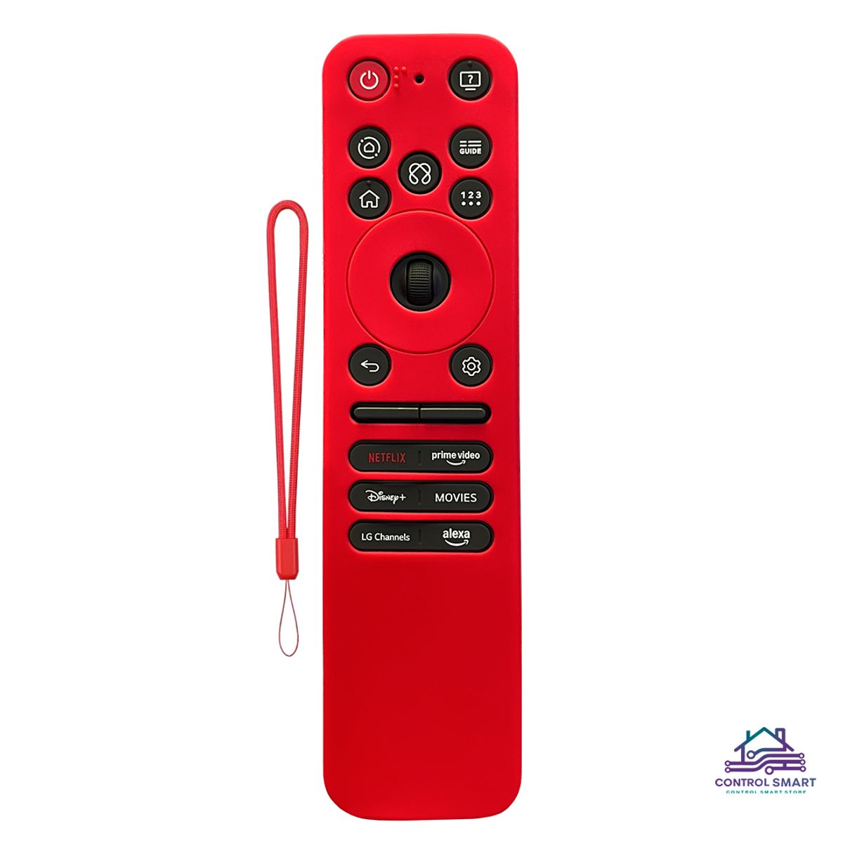 GENERICO - Funda Cerrada para Control LG Magic 2025 – Color Rojo
