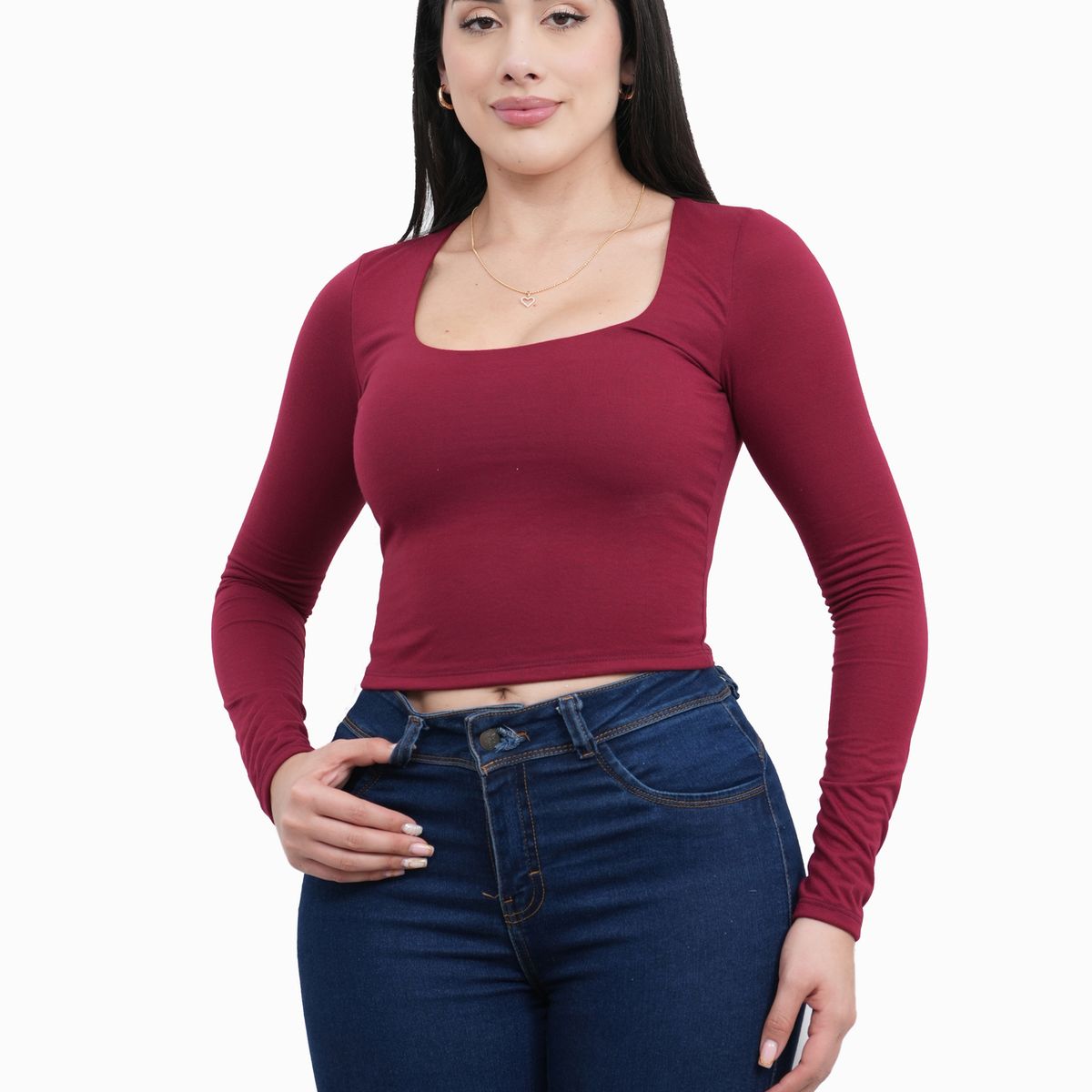 GENERICO - POLO MUJER MANGA LARGA