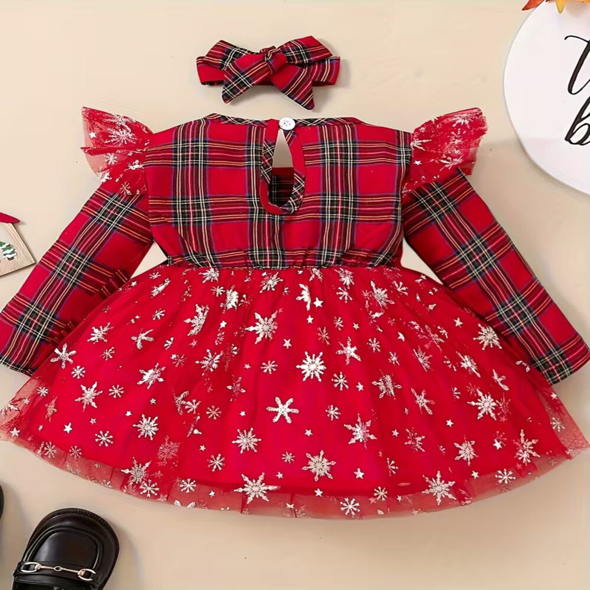 GENERICO - VESTIDO NAVIDAD PARA BEBE