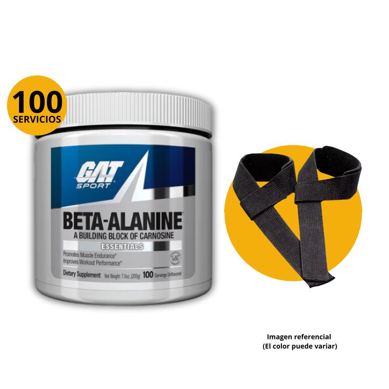 GAT - BETALANINA GAT SPORT 200G BETA-ALANINE PRE WORKOUT + STRAPS