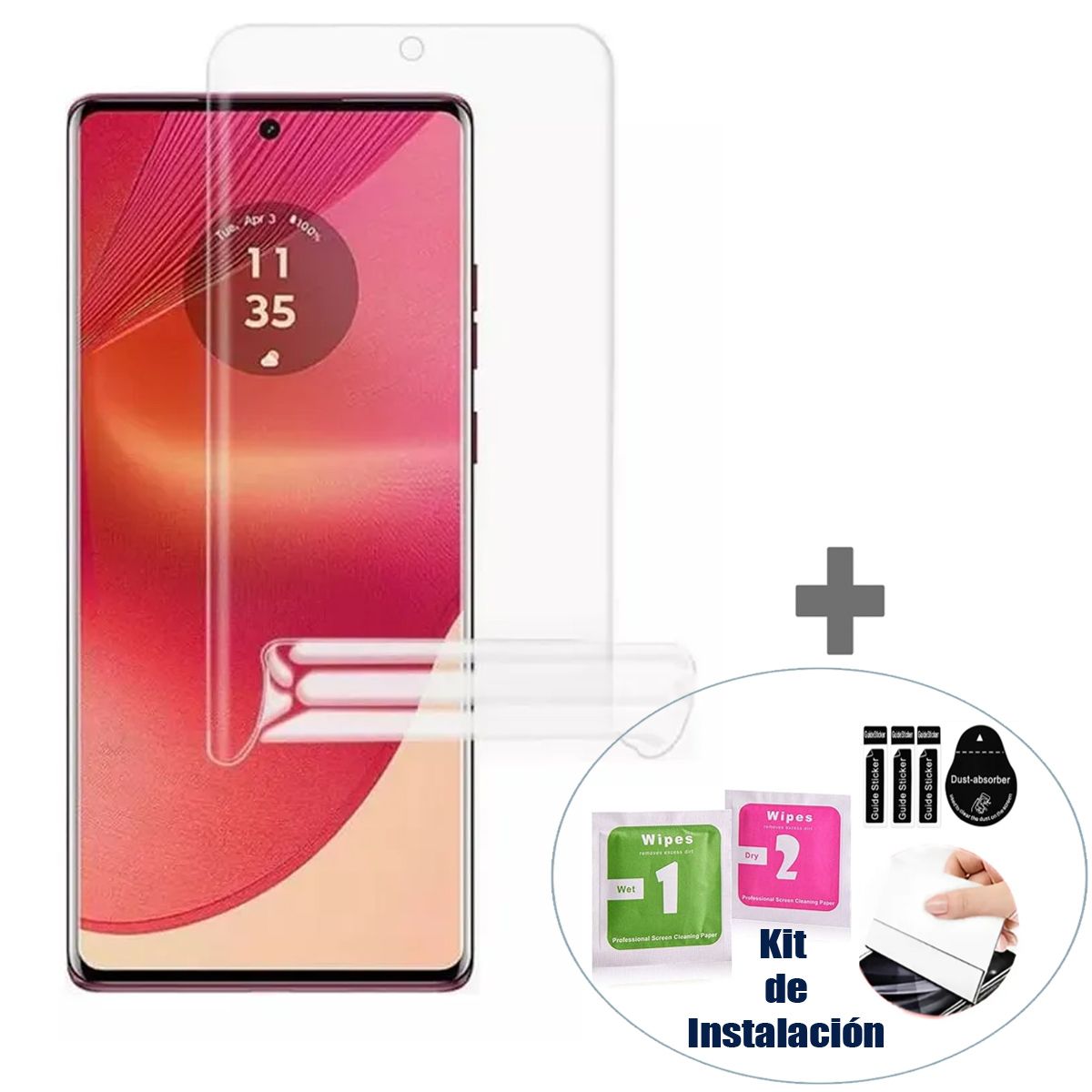 GENERICO - Mica Hidrogel Full HD para MOTO G60s