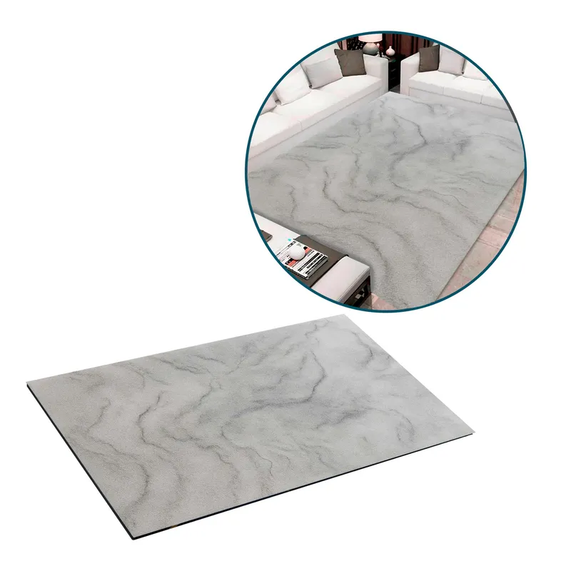 BUYPAL - Alfombra Diseño Marmol Moderna 160x230cm Sala Cocina Habitacion