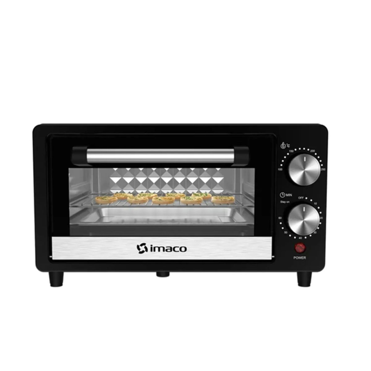 IMACO - HORNO ELECTRICO NEGRO 10 L – HE10N