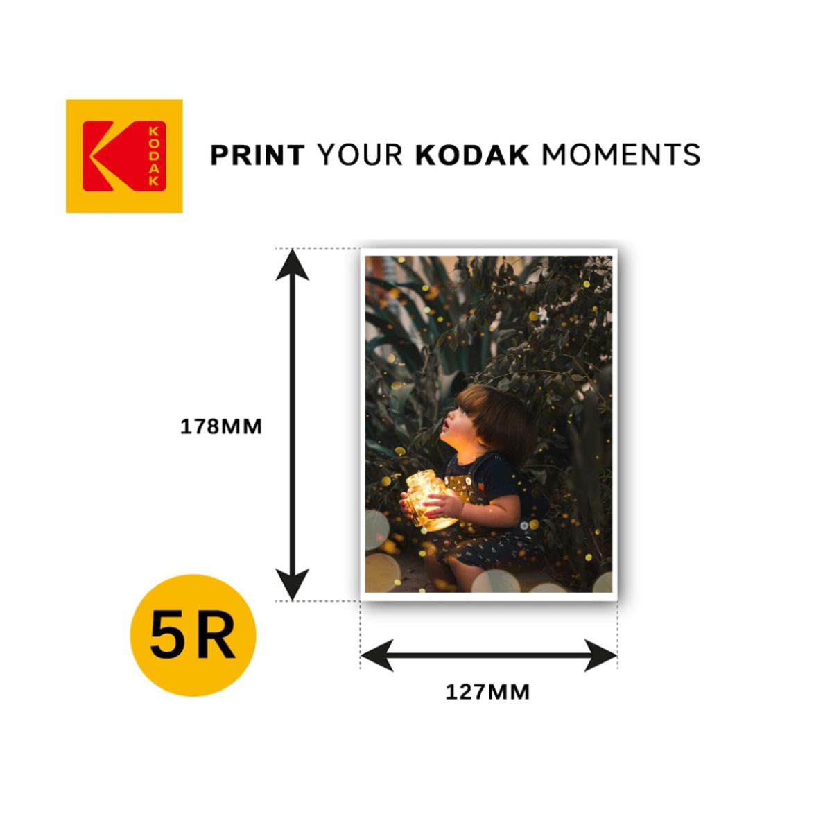 KODAK - Kodak Papel Fotografico Premium 270gsm Gloss 178x127cm 50uds 5R