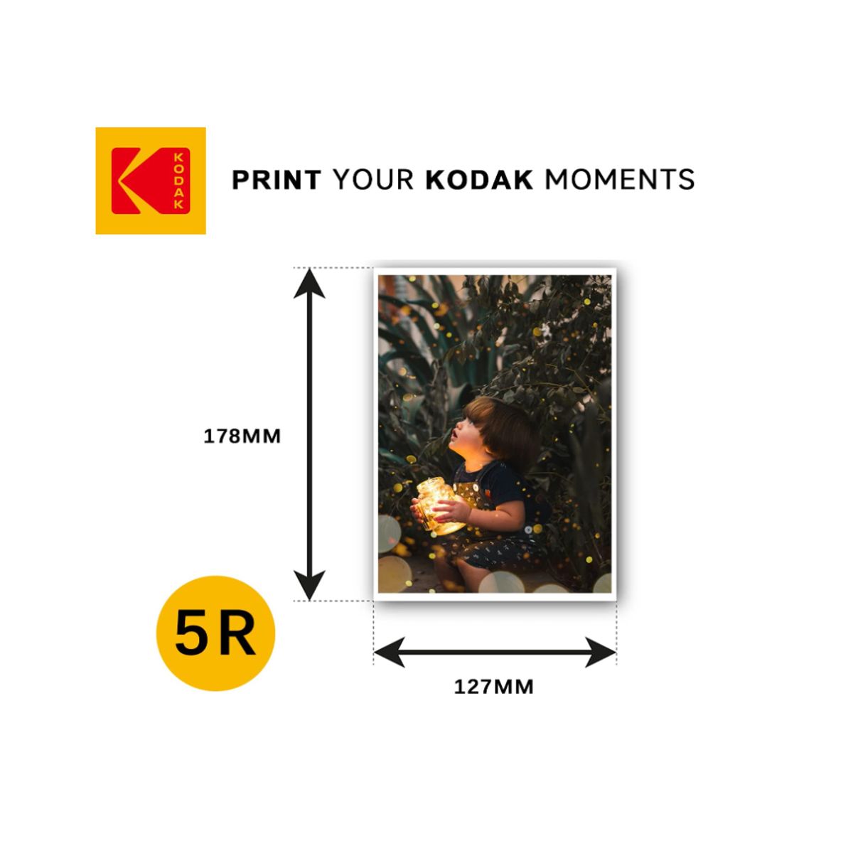 KODAK - Kodak Papel Fotografico Premium 270gsm Gloss 178x127cm 50uds 5R