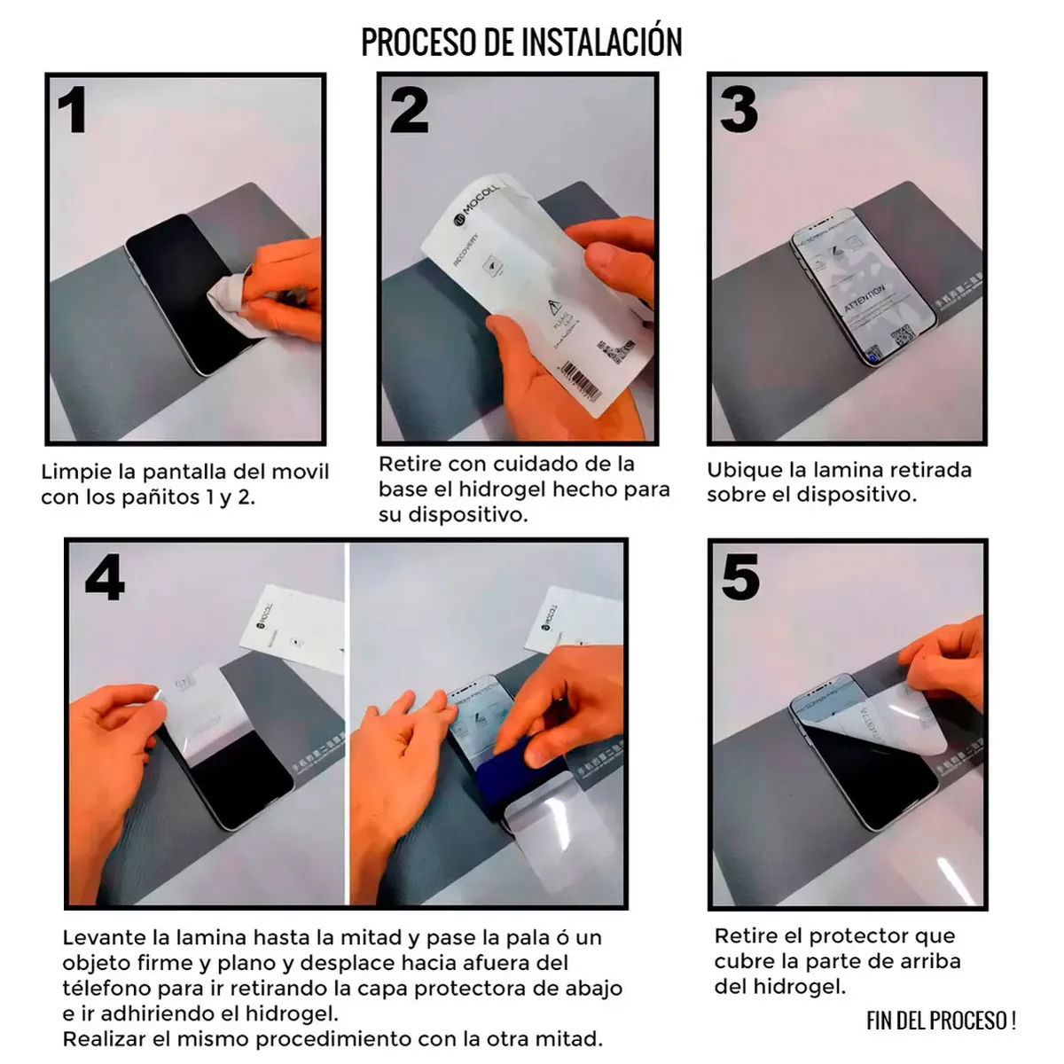 GENERICO - Mica Hidrogel Full HD para MOTO G53
