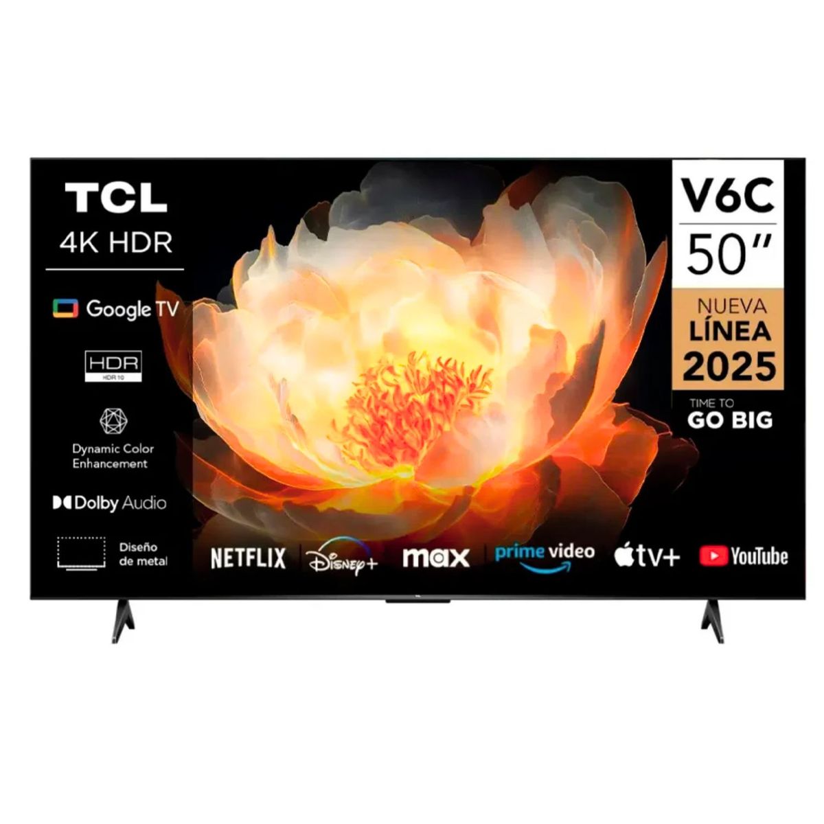 TCL - Televisor TCL 50 50V6C LED UHD 4K Smart TV