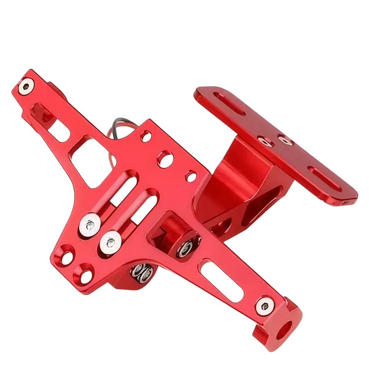 GENERICO - Porta Placa Universal Para Moto Ajustable R6 Ns