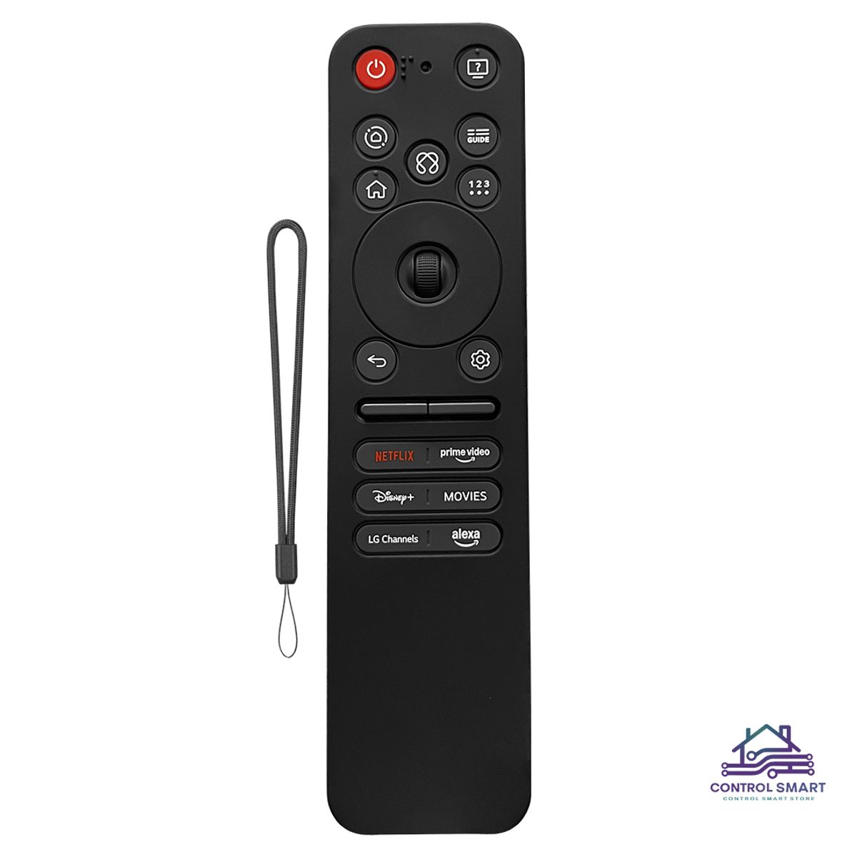 GENERICO - Funda Cerrada para Control LG Magic 2025 – Color Negro