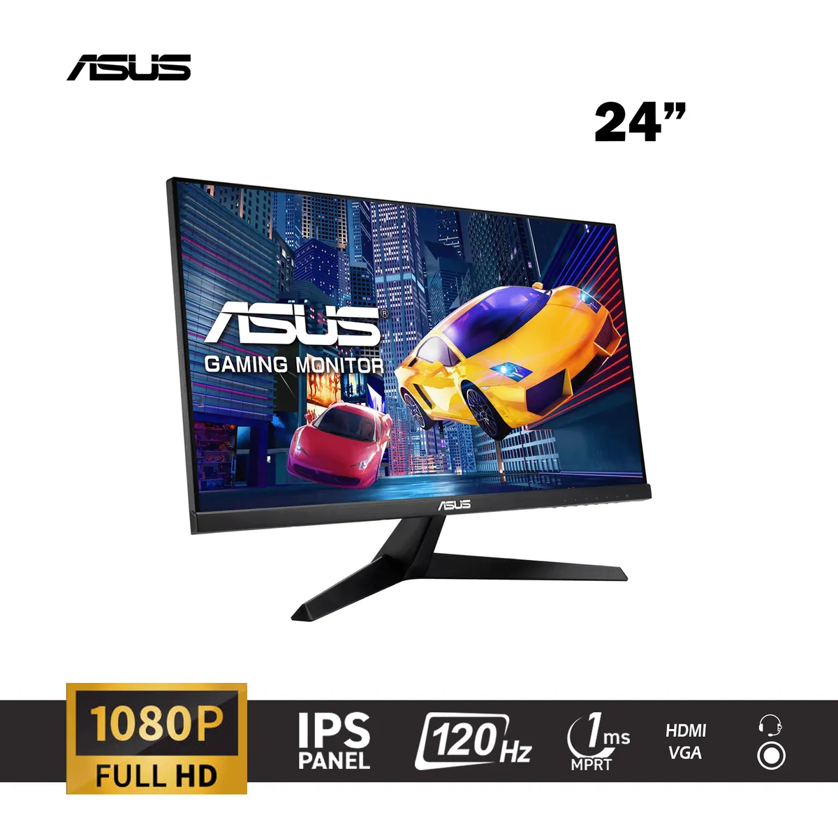 ASUS - MONITOR ASUS VY249HGR Eye Care  238 FHD IPS 120HZ 1MS MPRT