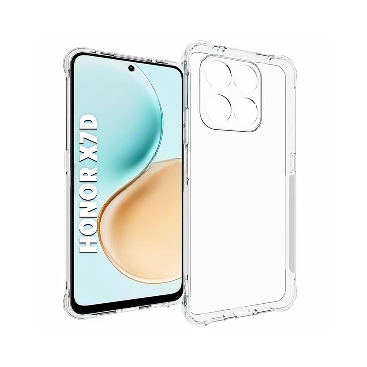 GENERICO - Funda Protector para HONOR X7D - TRANSPARENTE ANTI IMPACTO
