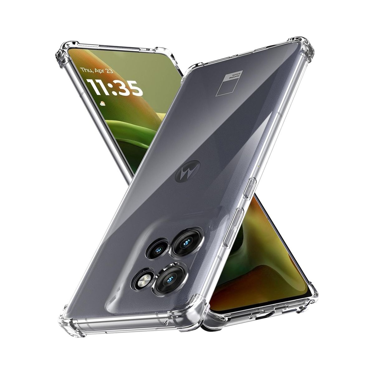 GENERICO - Funda Protector para MOTO G86 POWER - TRANSPARENTE ANTI IMPACTO