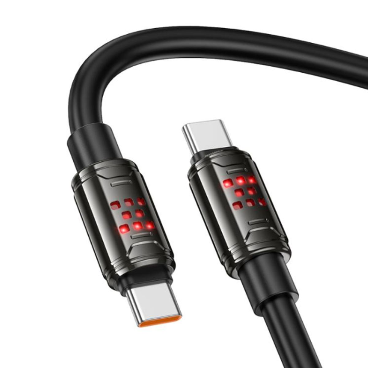 HOCO - Cable Tipo C de Carga Rapida HOCO U143 240W USB-C A USB-C NEGRO