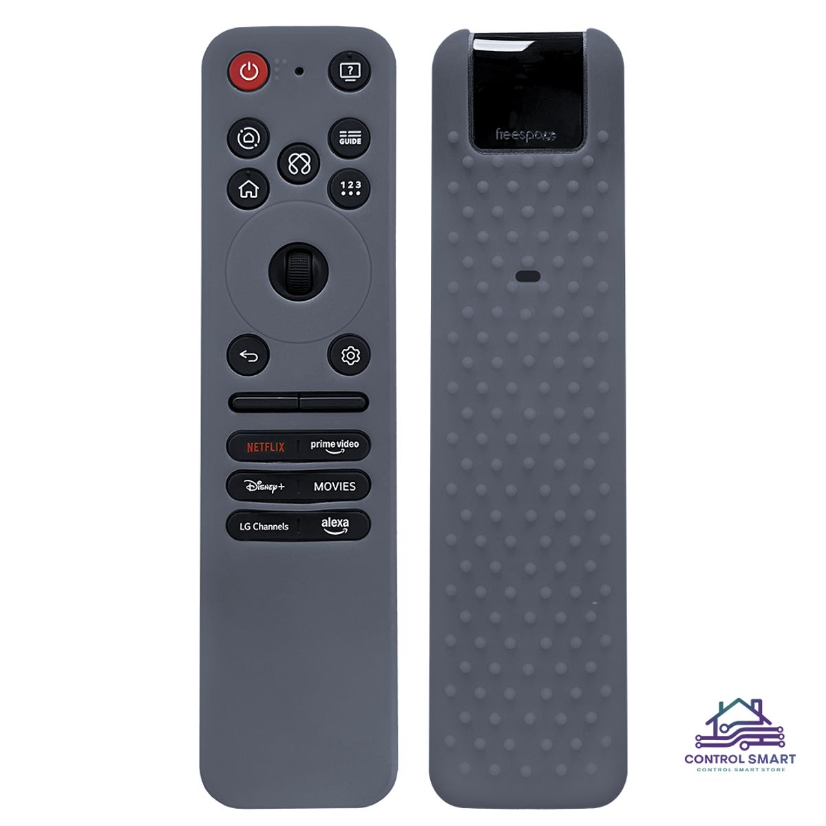 GENERICO - Funda Cerrada para Control LG Magic 2025 – Color Plomo