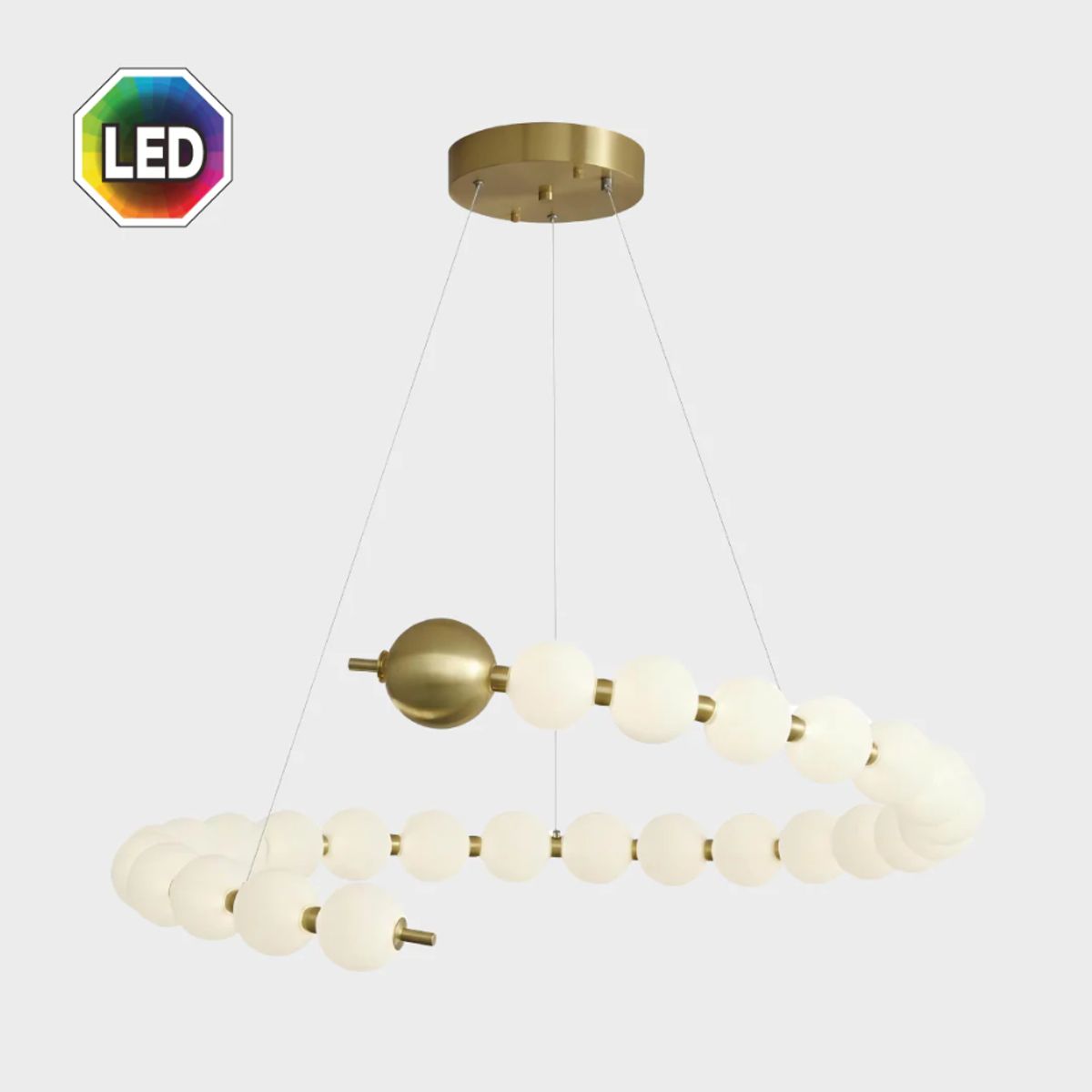 LUMINIKA - Lámpara Colgante Albe Gold