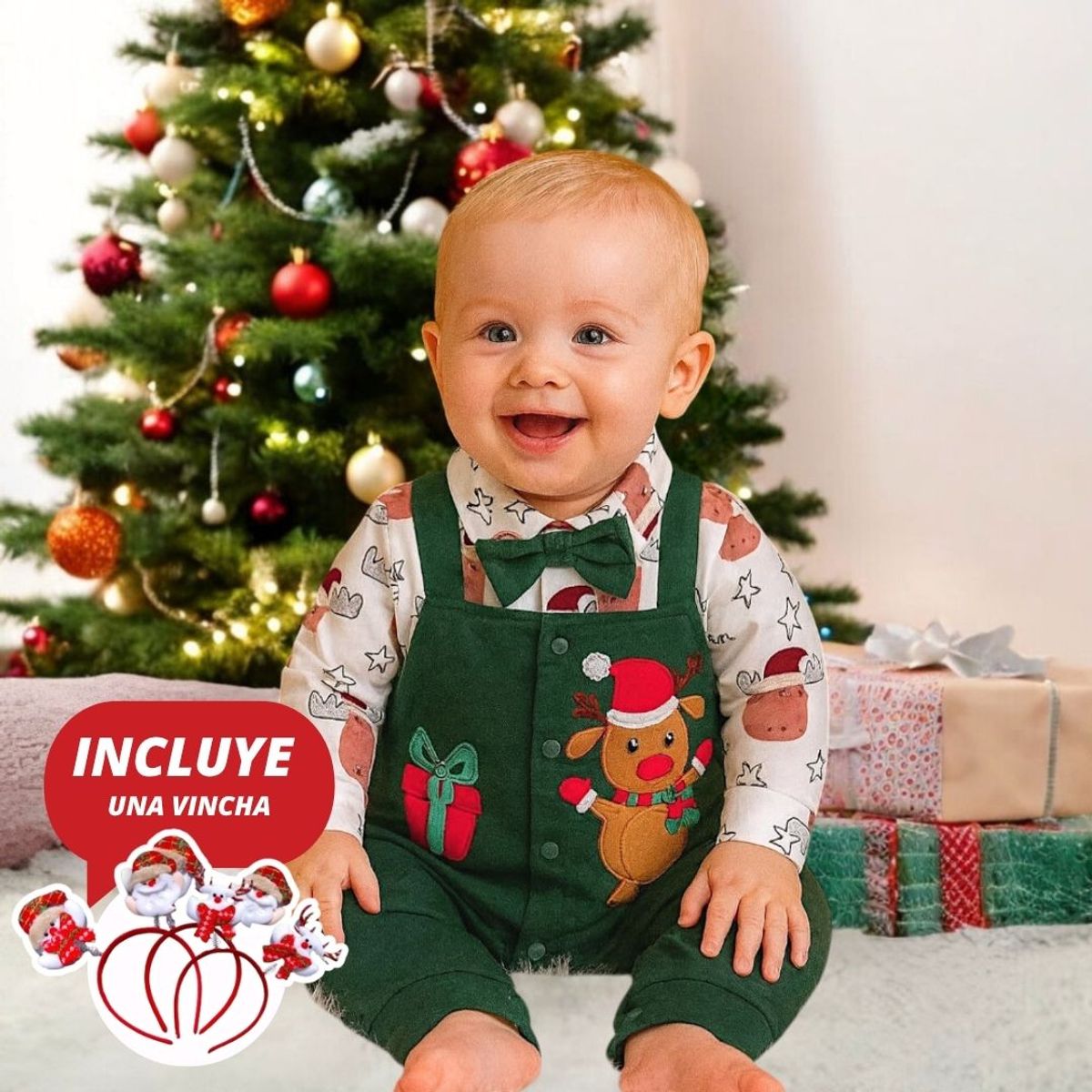 GENERICO - Ropa Navideña para Bebé Niño - Navidad Mágica