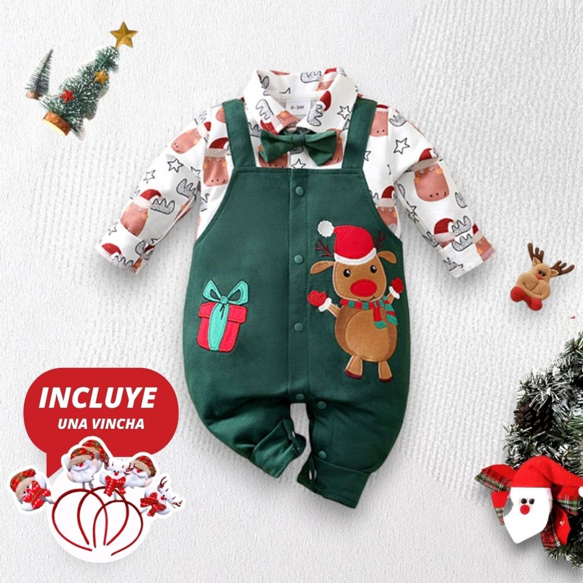 GENERICO - Ropa Navideña para Bebé Niño - Navidad Mágica