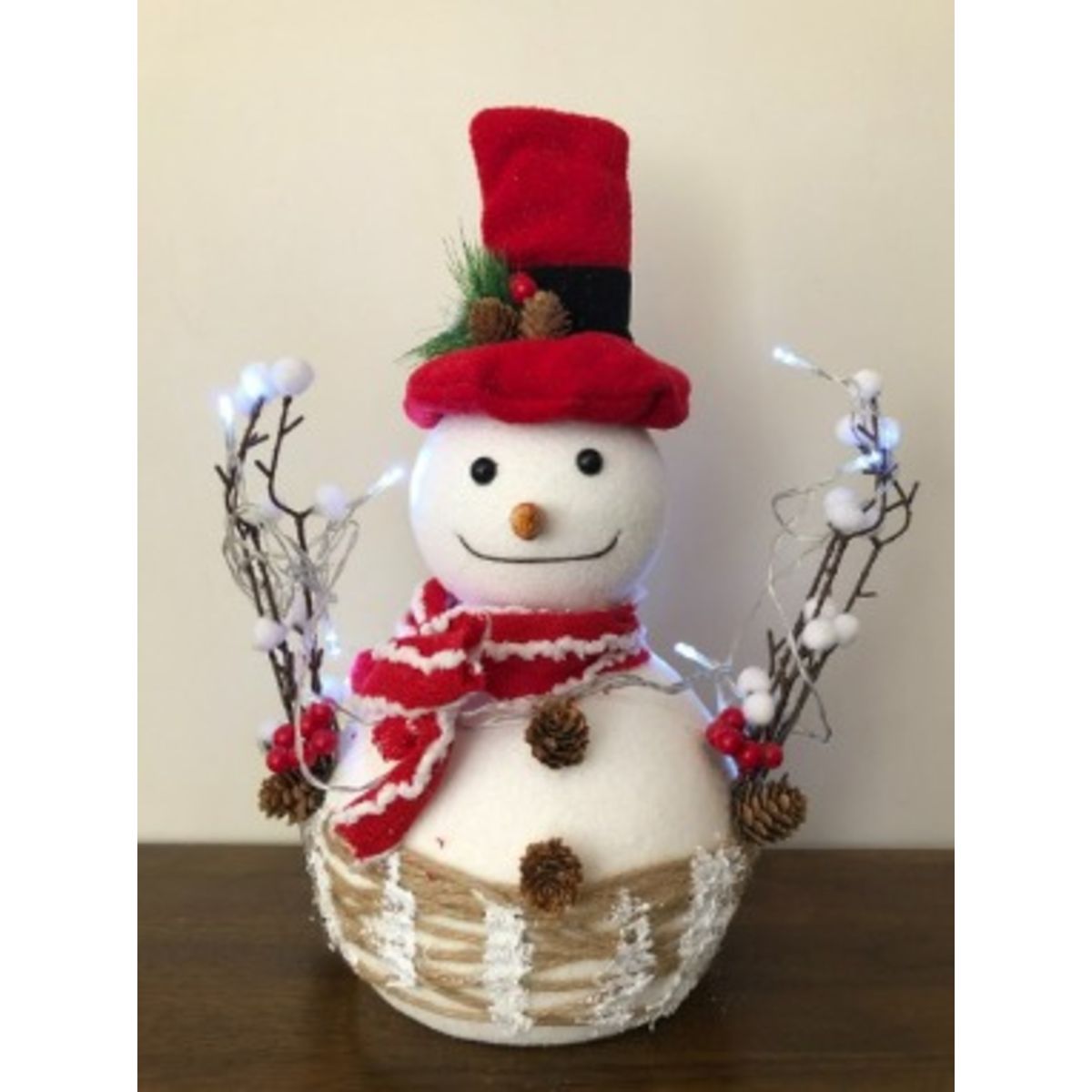 GENERICO - HOMBRE DE NIEVE CON LUCES - GRANDE