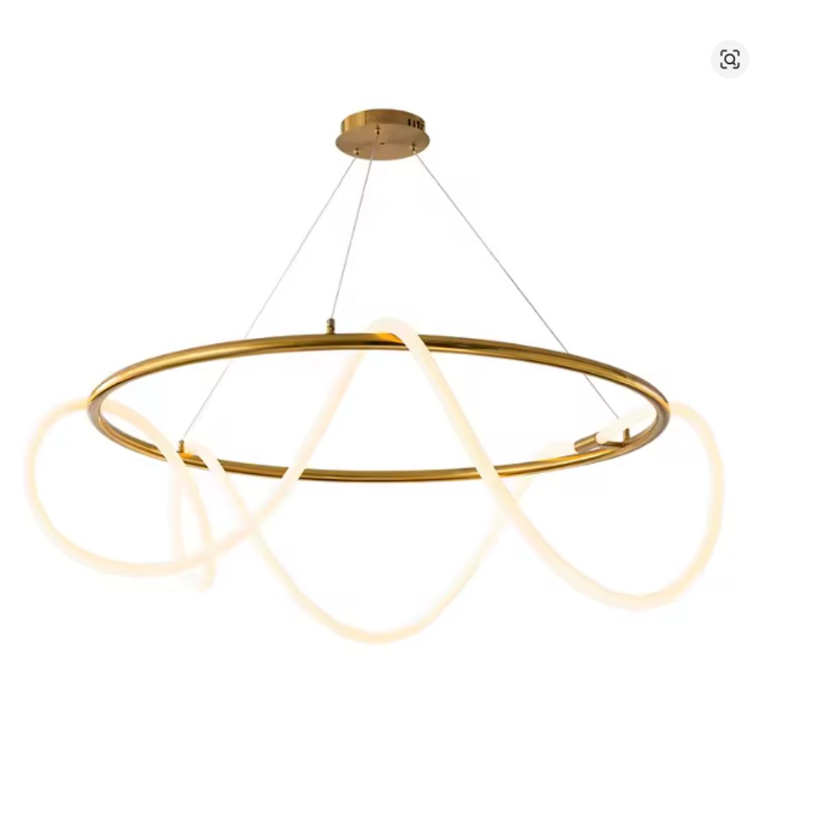 GENERICO - Lámpara Colgante Led Gold 50W