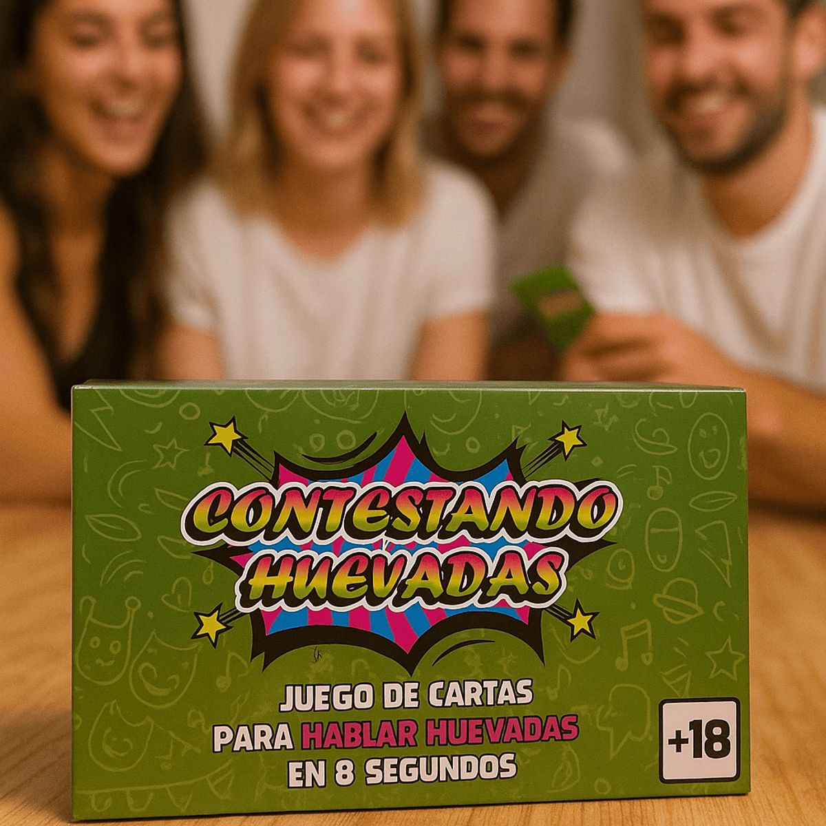GENERICO - Juego de Cartas para Adultos Contestando Huevadas  Juego de Fiesta Divertido para Amigos y Reuniones