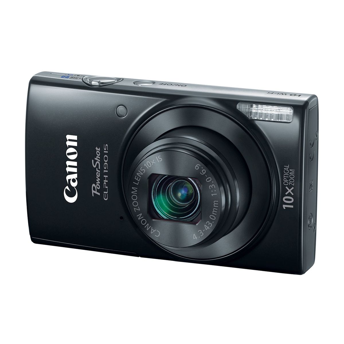CANON - Cámara Digital Power Shot Elph 190 Kit Negro