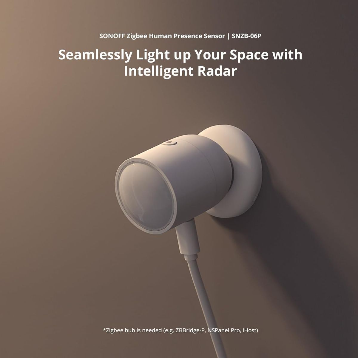 SONOFF - Sensor de Presencia Humana Zigbee SONOFF SNZB-06P