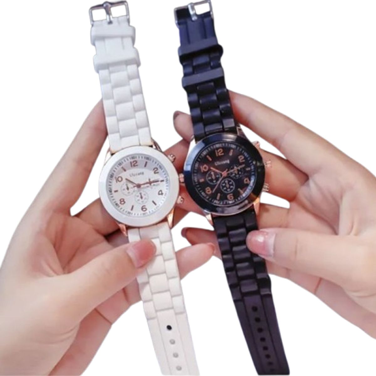 GENEVA - Pack de 2 Relojes Geneva con correa de silicona