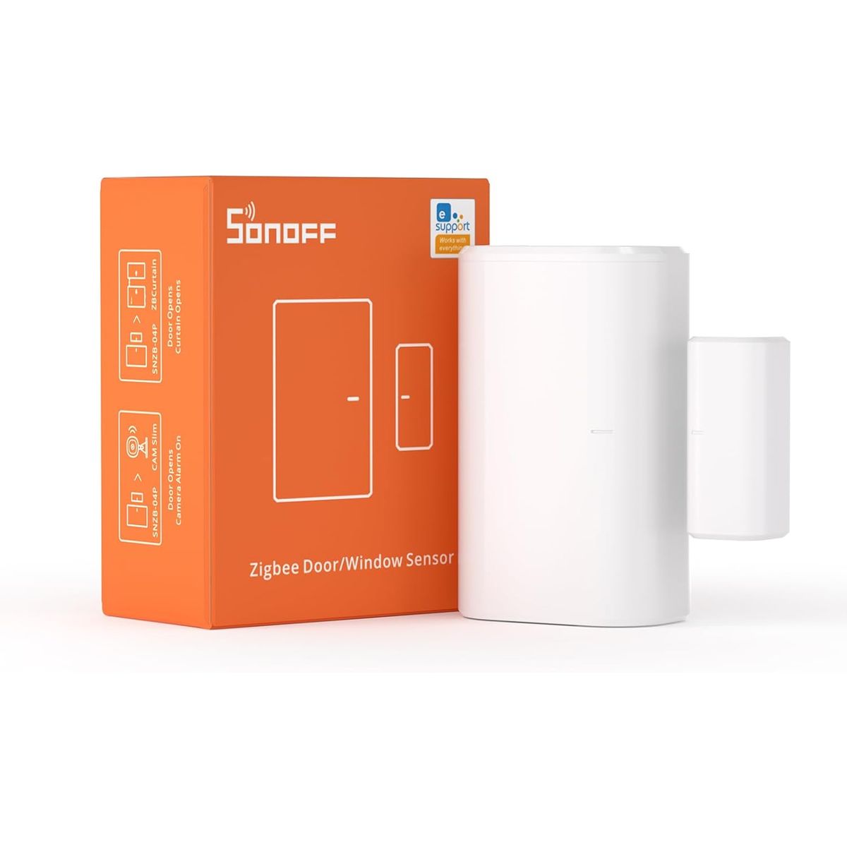 SONOFF - Sensor de puertaventana SONOFF Zigbee  SNZB-04P