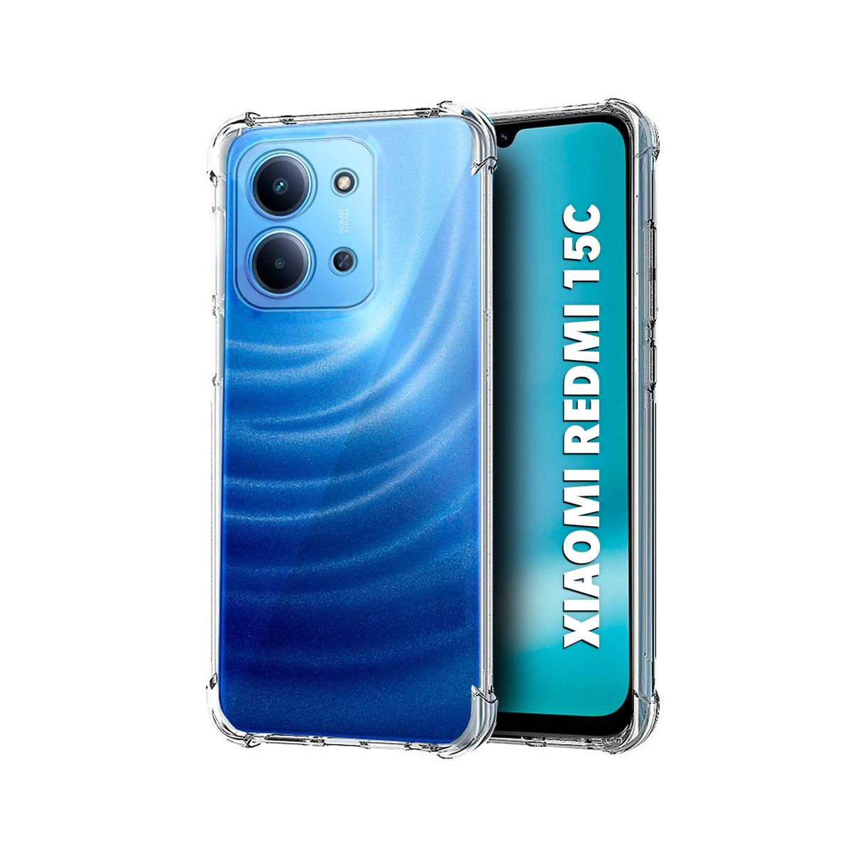 GENERICO - Funda Protector para XIAOMI REDMI 15C - Transparente Anti Impacto