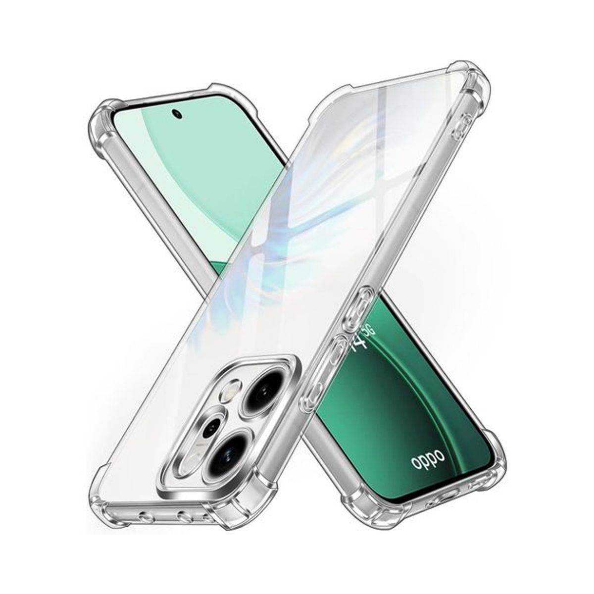 GENERICO - Funda Protector para OPPO RENO 14 - Transparente Anti Impacto