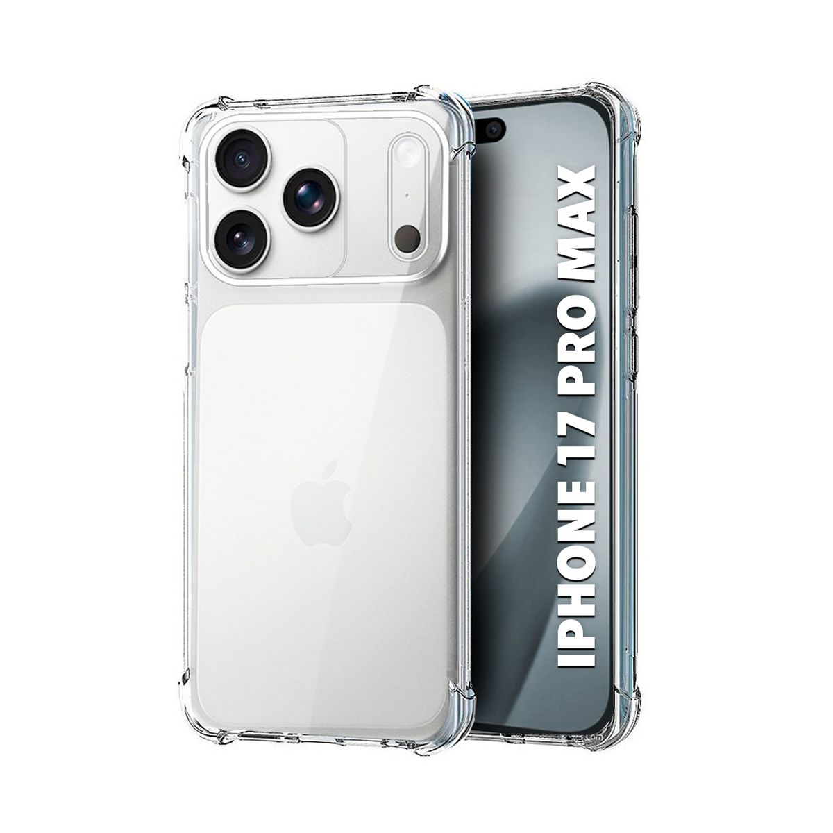 GENERICO - Funda Protector para IPHONE 17 PRO MAX - Transparente Anti Impacto