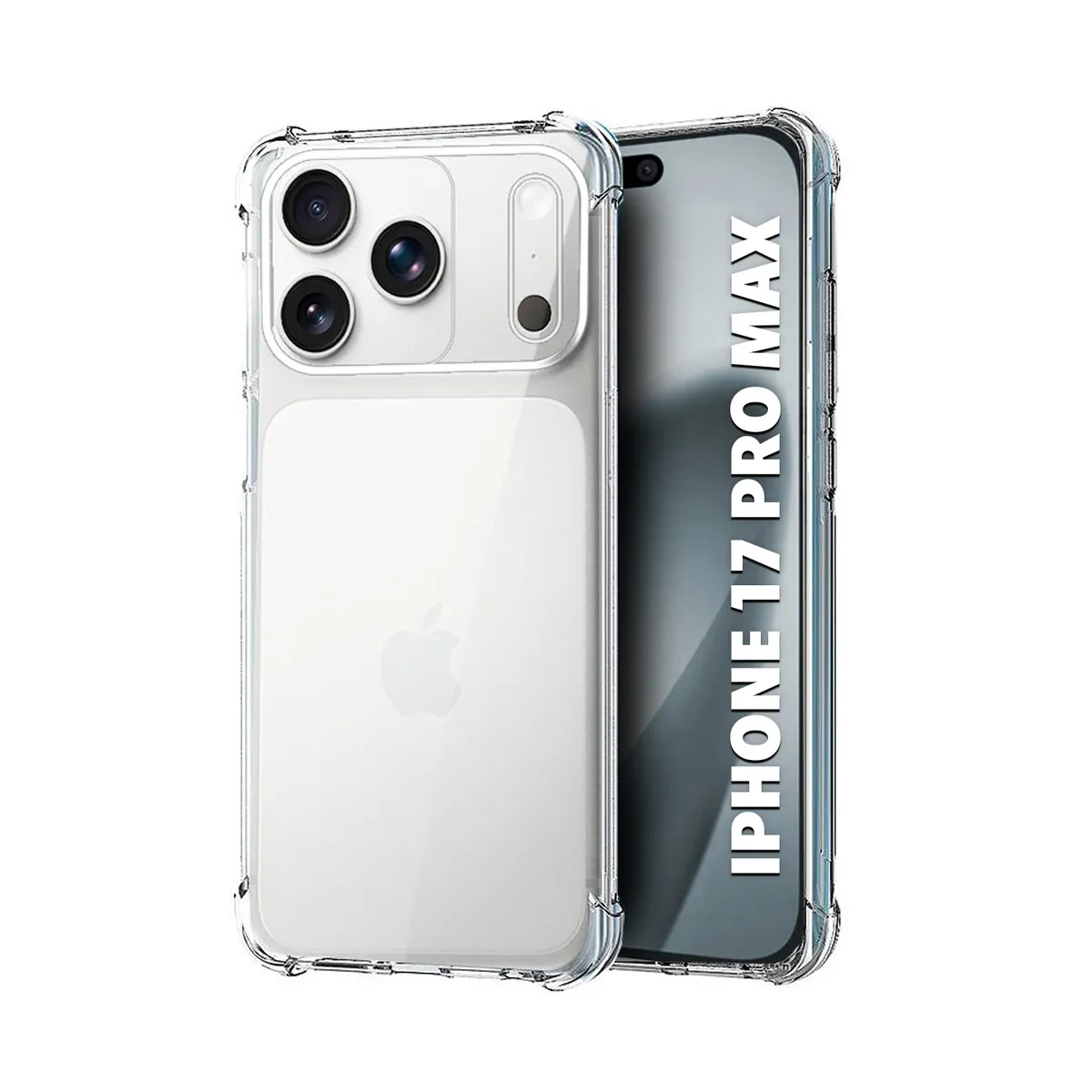 GENERICO - Funda Protector para IPHONE 17 PRO MAX - Transparente Anti Impacto