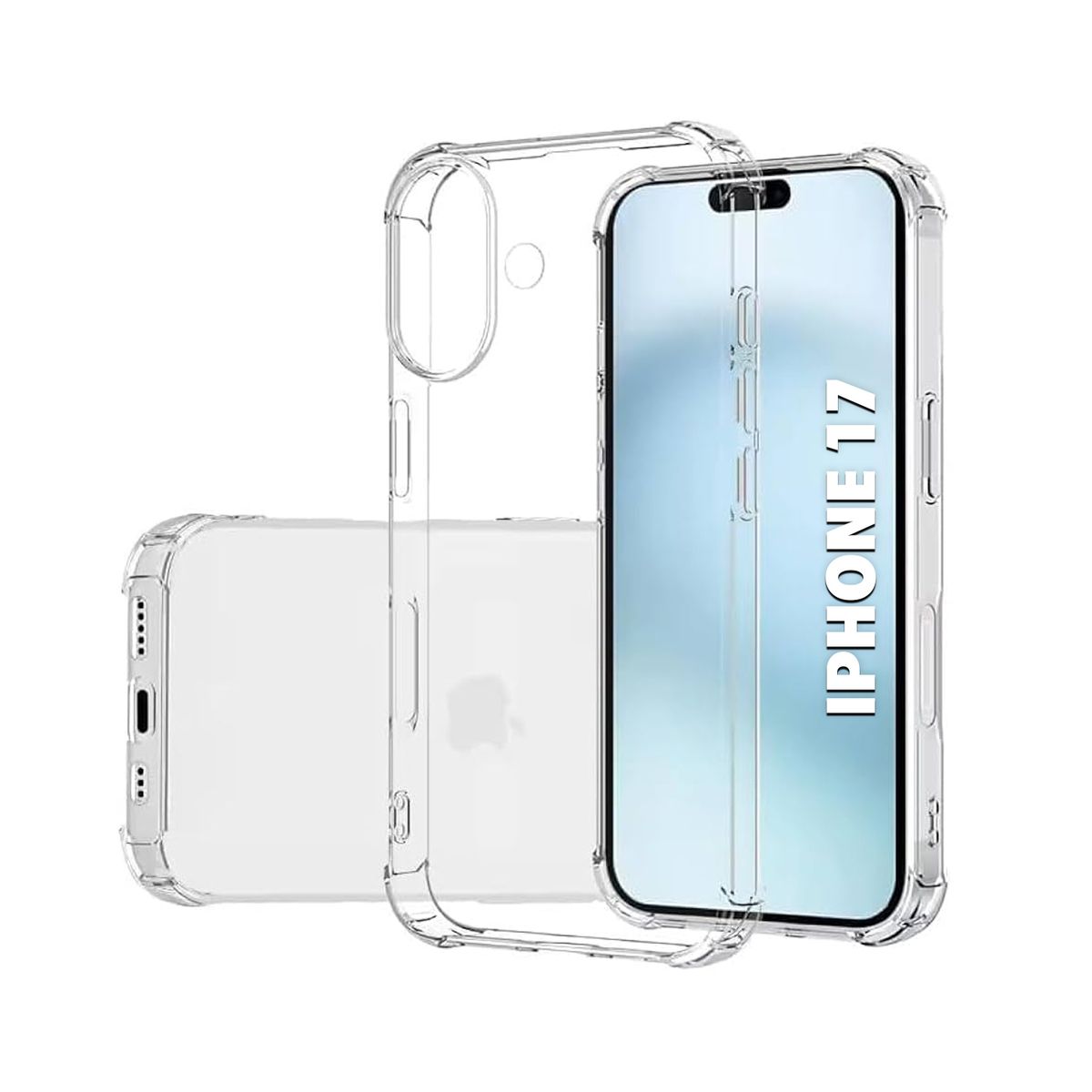 GENERICO - Funda Protector para IPHONE 17 - Transparente Anti Impacto