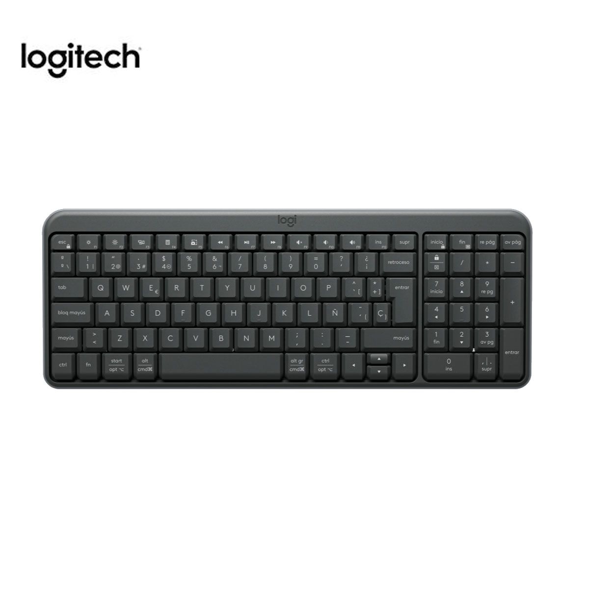 LOGITECH - Teclado Inalámbrico Bluetooth Logitech K250 Negro