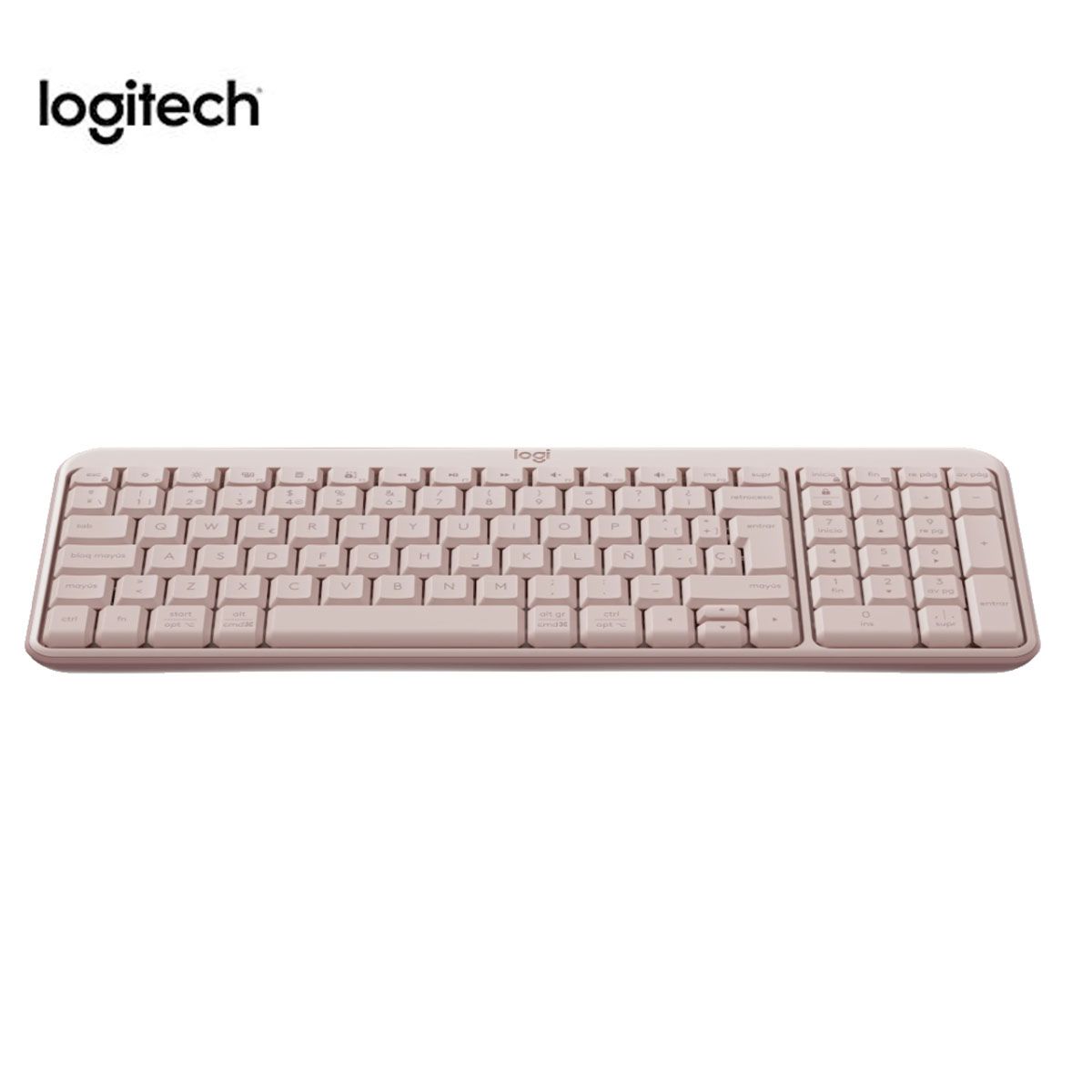 LOGITECH - Teclado Inalámbrico Bluetooth Logitech K250 Rosado
