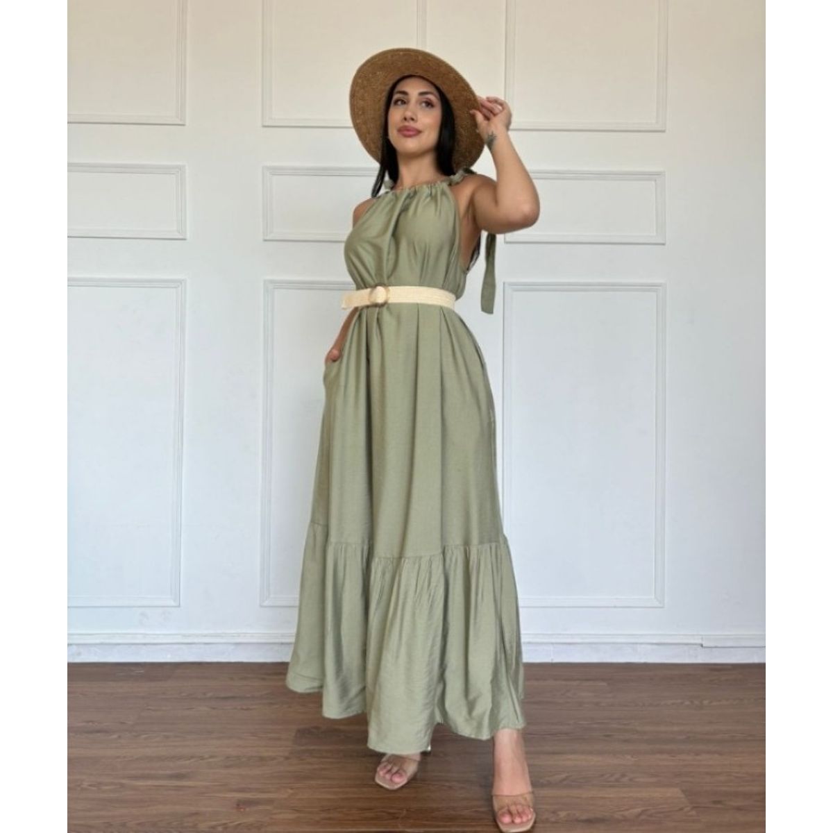 GENERICO - VESTIDO MAXI PARA MUJER