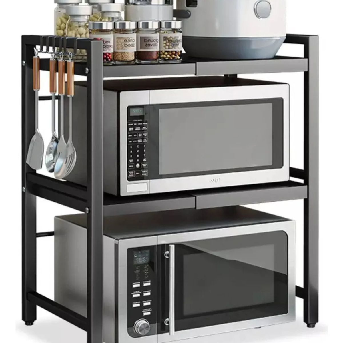 EVERSO - Rack Estante Organizador Multiusos Cocina Estante 3 Niveles